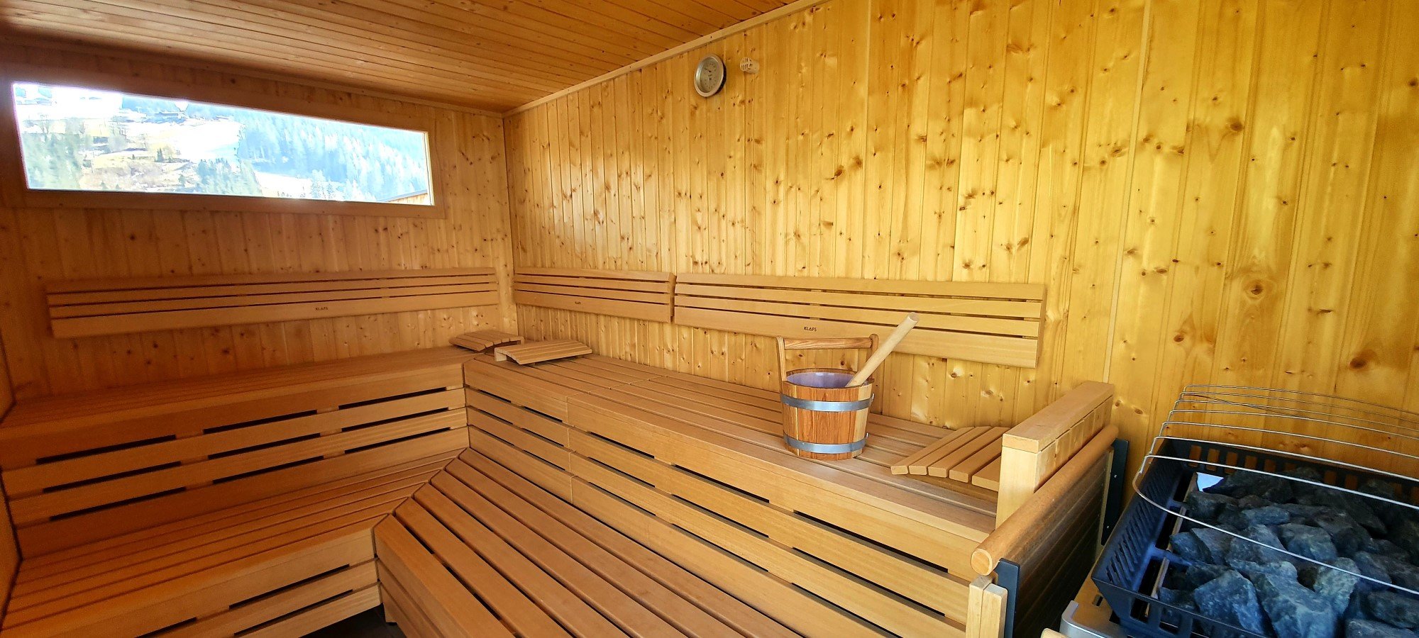 Sauna im Resort von Maria Alm