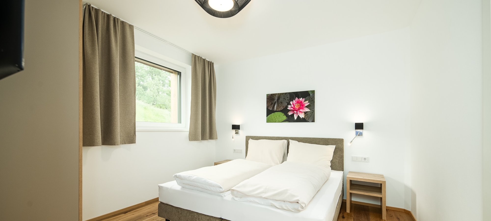 Schlafzimmer im Resort von Maria Alm