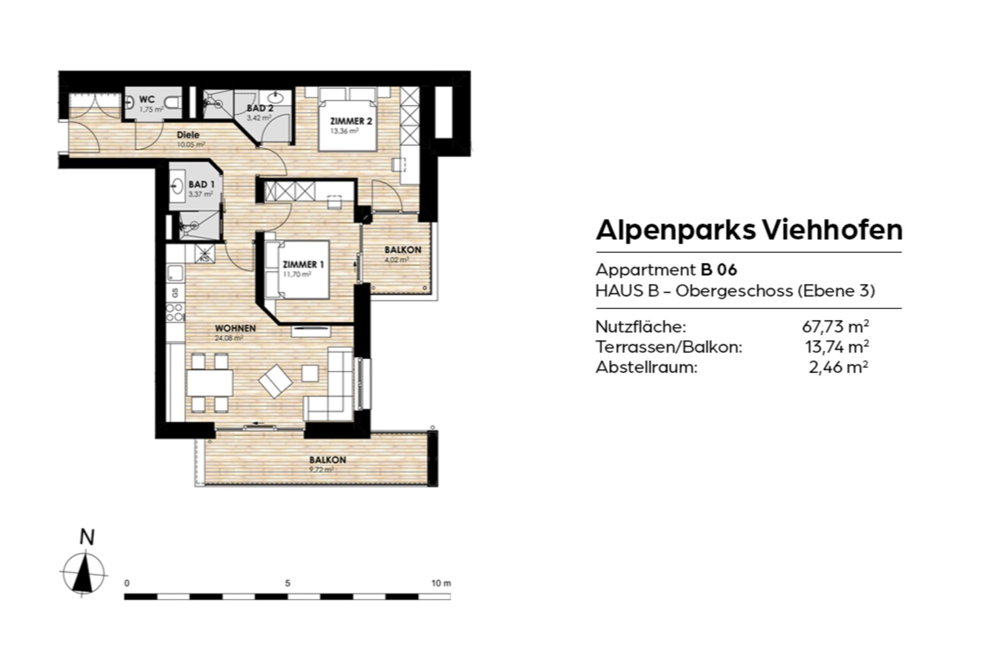 Alpenparks Viehhofen Grundriss A05