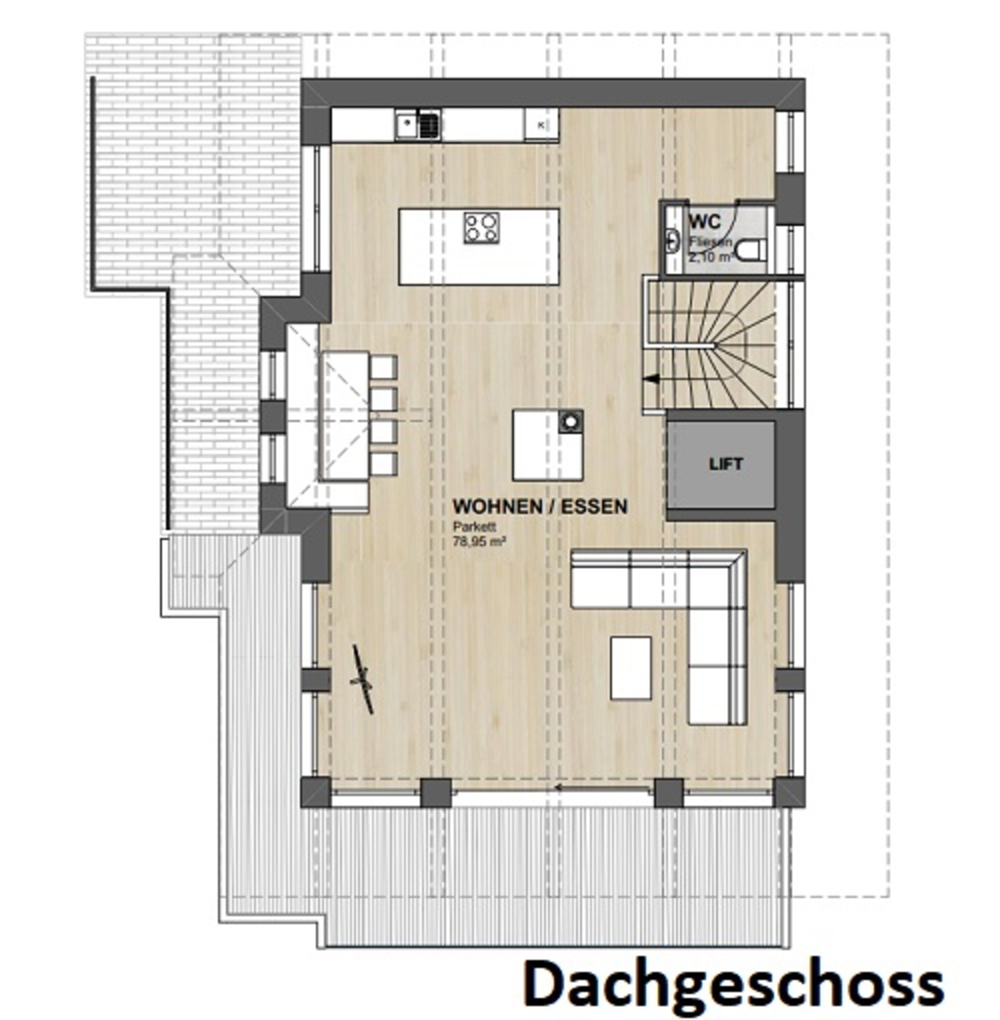 Luxus Chalet Saalbach Hinterglemm Dachgeschoss