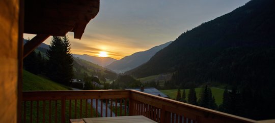 Sonnenuntergang Saalbach Hinterglemm