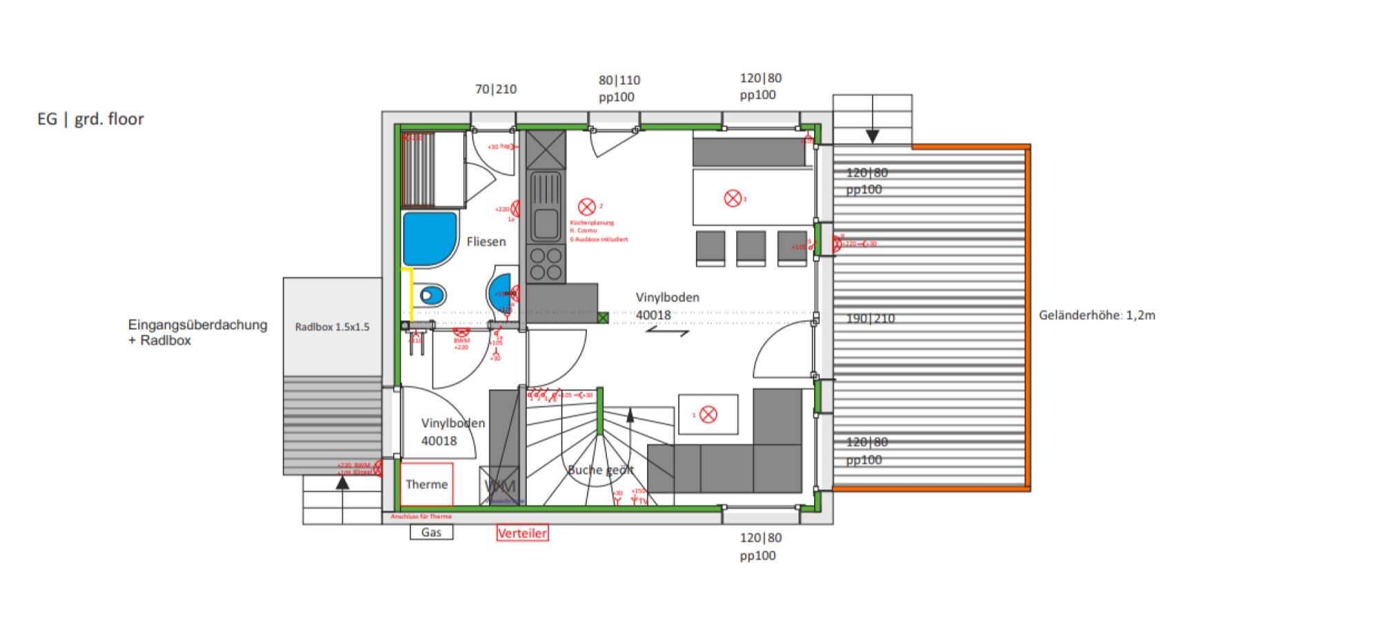 Chalet Sonnalm Grundriss Erdgeschoss