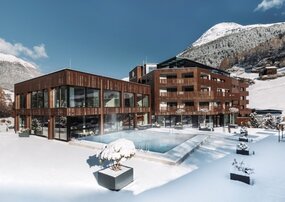 Apartmenthaus The Secret Sölden im Winter