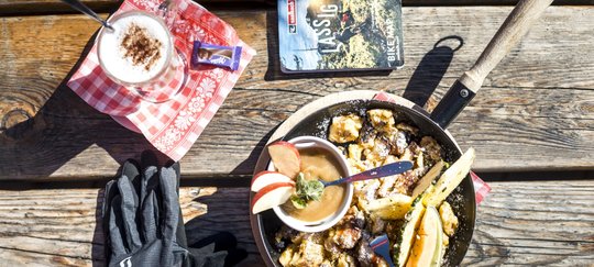 Speisen in den Bergen von Hinterglemm